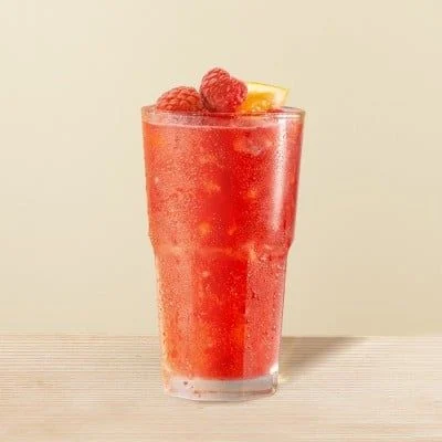 Raspberry lychee tea