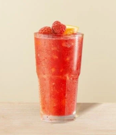 Raspberry lychee tea
