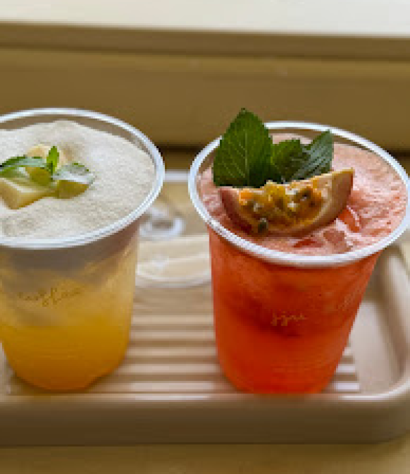 Pomegranate peach tea